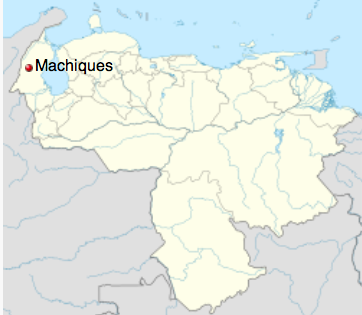 Machiques, the city in Venezuela where Mr. Castillo González & Ms. Moreno Cova lived and were attacked. NordNordWest & ShadowFox CC BY-SA 3.0