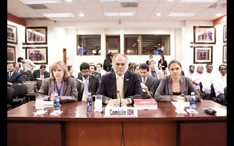 The representatives for the Commission in the case. Inter-American Court of Human Rights © 2015